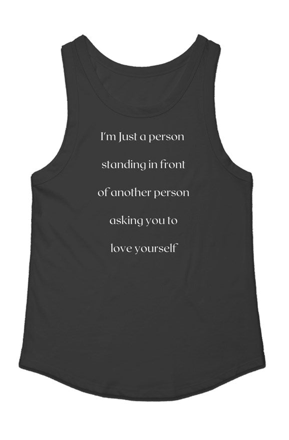 LOVE YOURSELF Womens Sunday Tank