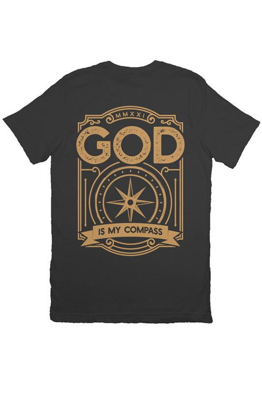 GOD IS MY COMPASS GOLDEN MENS T Shirt