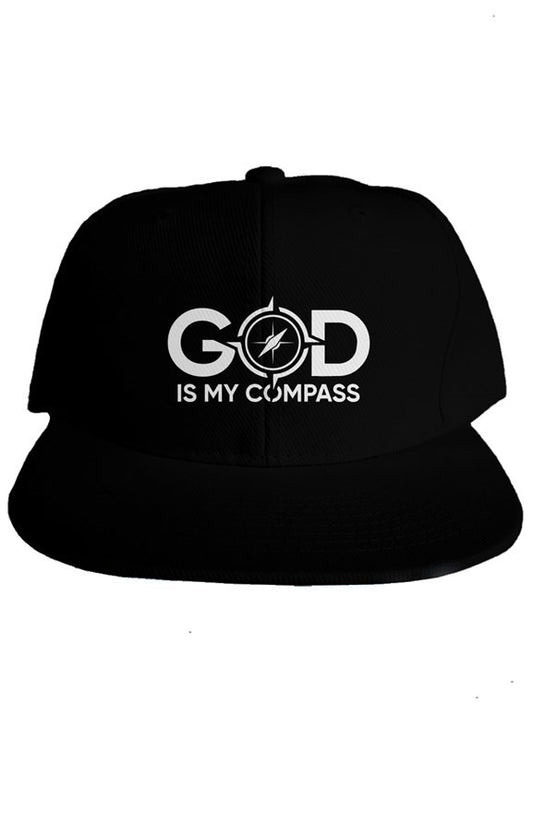 GOD IS MY COMPASS WHITE classic snapback
